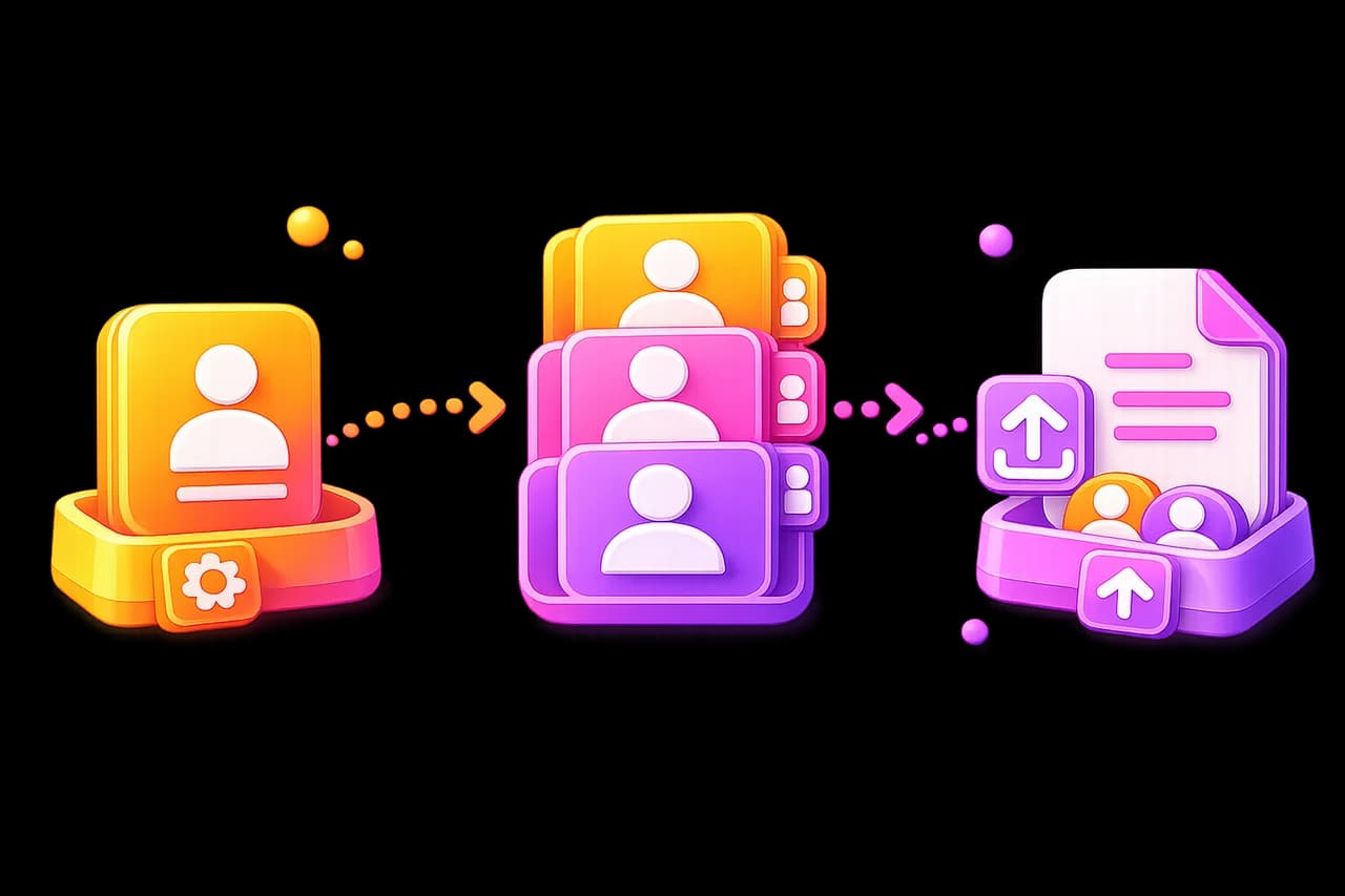 Move contacts across platforms and file formats